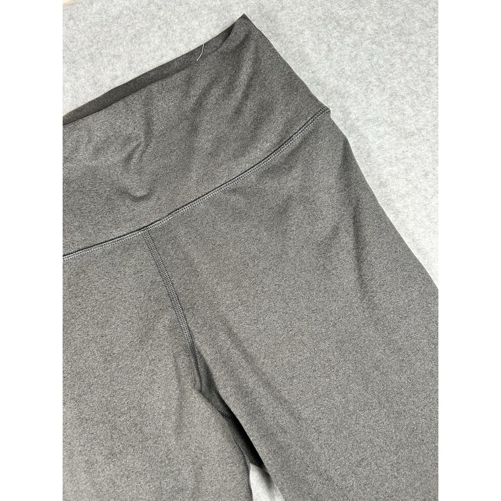 Aerie‎ CHILL PLAY MOVE Gray Ankle Leggings Size L Knit Stretch Activewear 90
